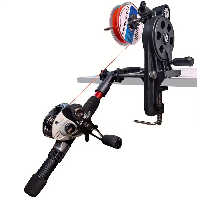 Fishing Line Dispenser - Aventik 釣り糸巻き取り器、5:1高速ギア比の双方向巻き取りツール、釣り糸ワインダー