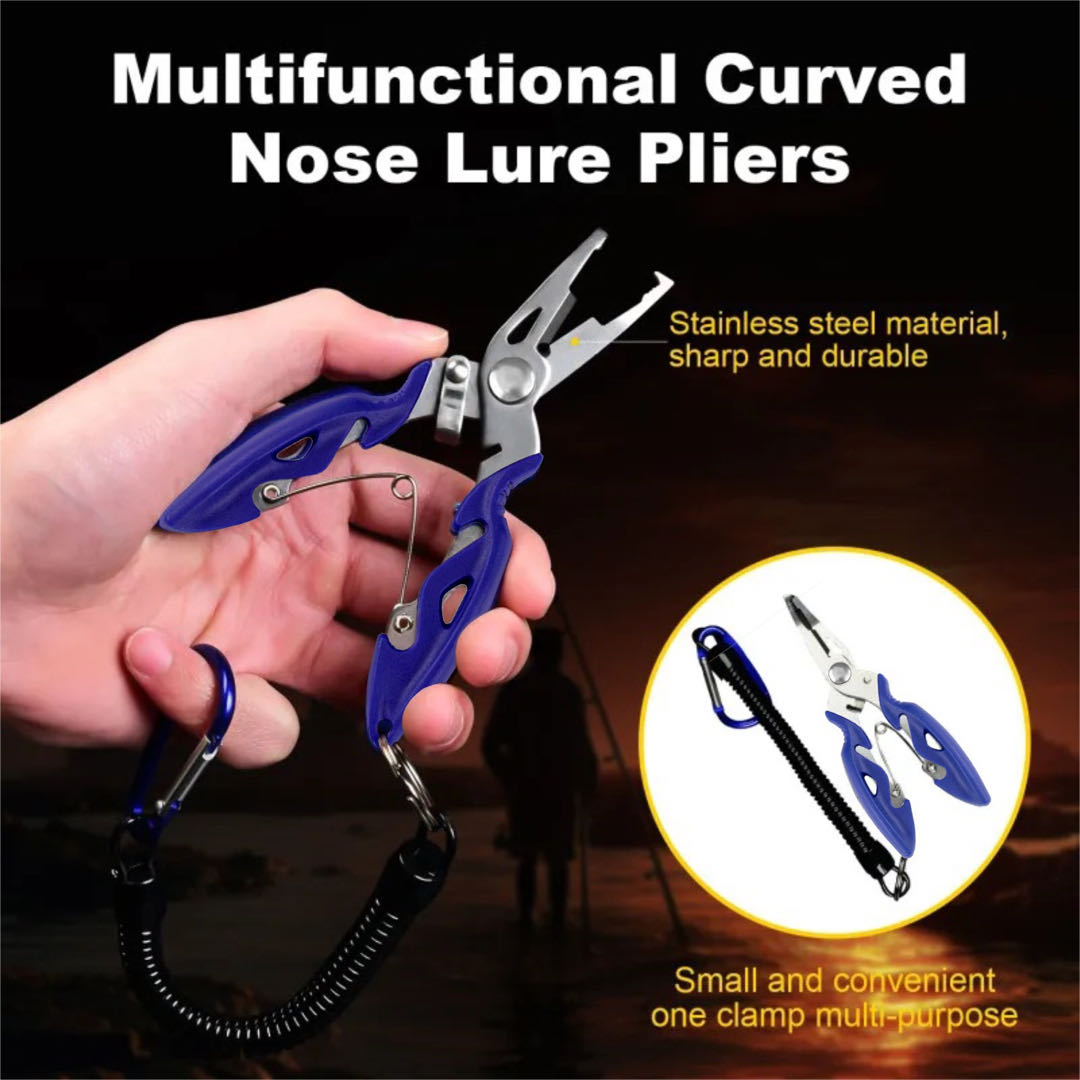 Monofilament Line - 多機能湾曲口ロードサブプライヤー、切断ライン、ホップリングフィッシュフック、開口部コイル、屋外釣りツール