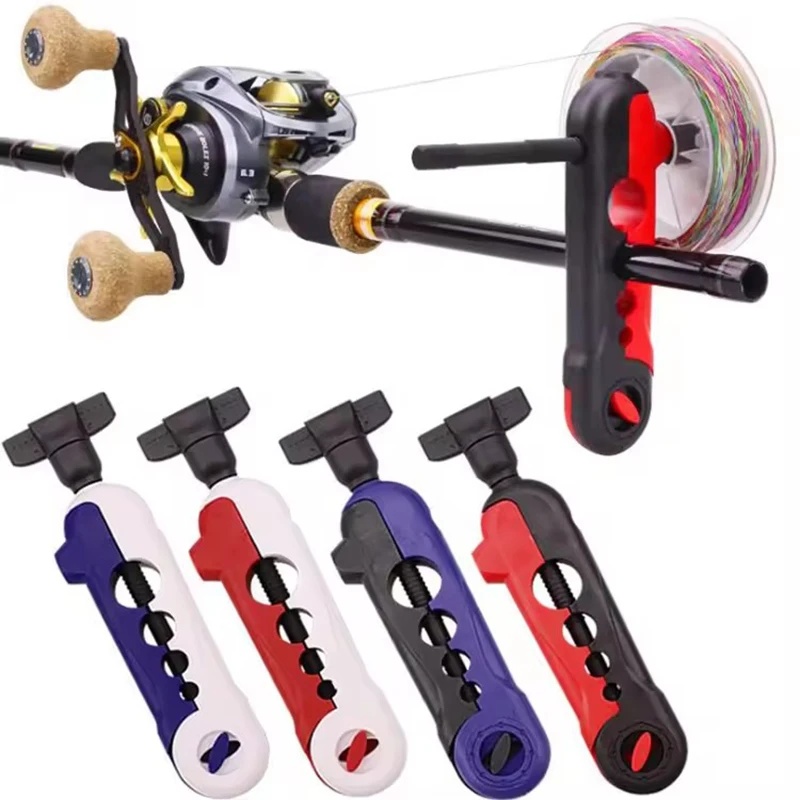 Fishing Line Dispenser - ポータブルユニバーサル釣り糸スプーラー、さまざまなサイズに対応、調整可能、ロッドボビンリールワインダーボード、スプールラインラッパー