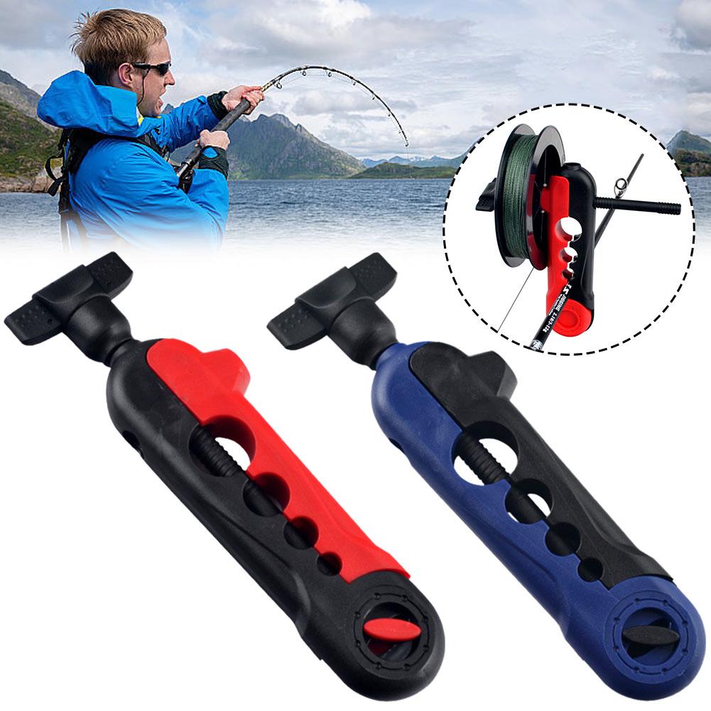 ポータブル釣り糸ワインダースプールロッドホルダーツールスプー - Fishing Line Dispenser のレビューと価格