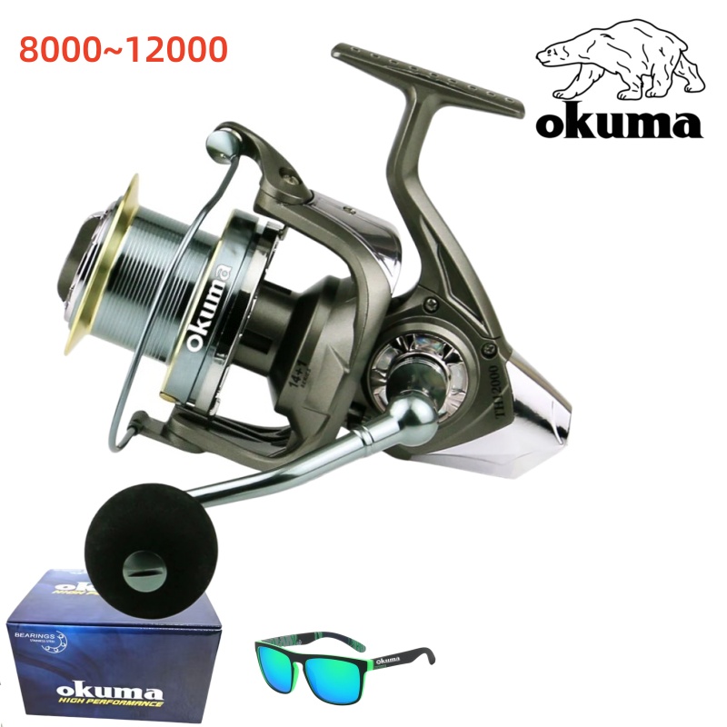 オクマ超軽量ステンレス鋼ベアリング回転釣りリール 8000  - Abu Garcia Reel Max のレビューと価格