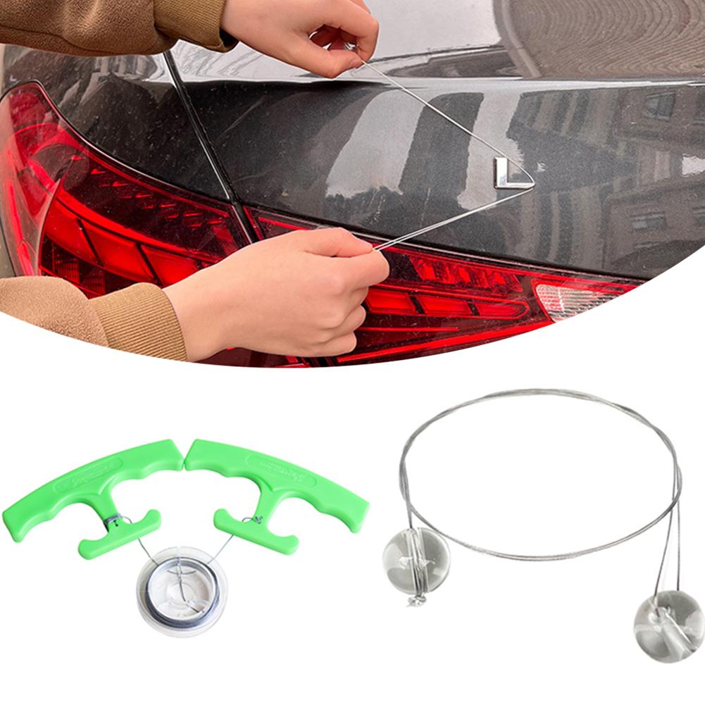 車のエンブレム除去ツールキット 人間工学に基づいたロゴ＆ステ - Monofilament Line のレビューと価格