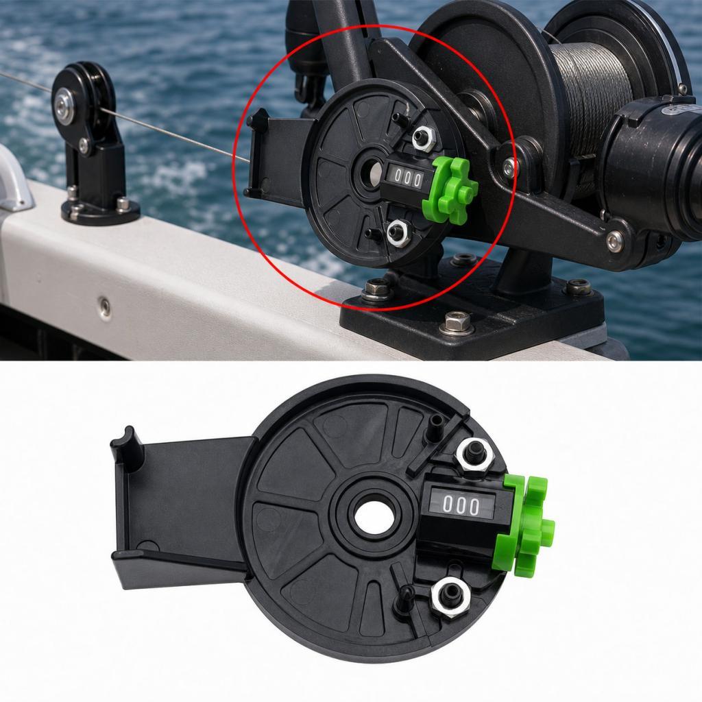 トローリング深度計高性能釣り糸測定ツールデジタル深度トラッカ - Saltwater Line のレビューと価格