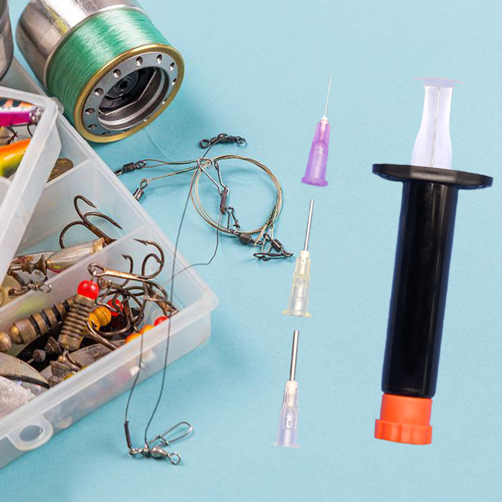 2セット ブラックUVレジン注入シリンジ 3サイズの鈍針チッ - Fishing Line Dispenser のレビューと価格