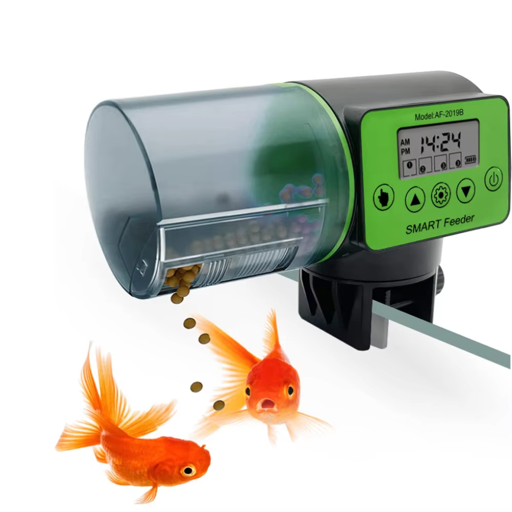 インテリジェントタイミング自動魚フィーダーデジタル水槽フード - Fishing Line Dispenser のレビューと価格