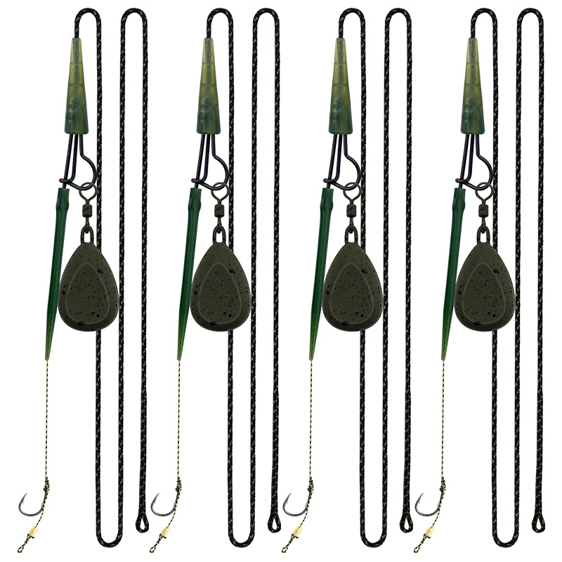 1 セットのプロフェッショナル鯉釣りリーダー キット - シ - Leader Line のレビューと価格