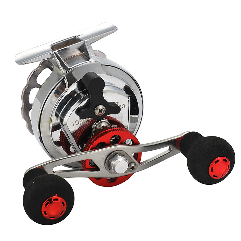 フルメタル製ラフト釣り用リール、調整可能なドラグ付き、ワンキ - Ice Fishing Line のレビューと価格