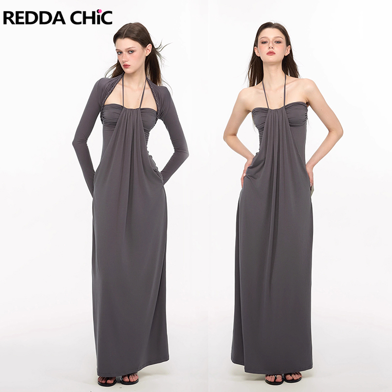REDDACHiC エレガントな編み込みショールドレスセット - Braided Line のレビューと価格