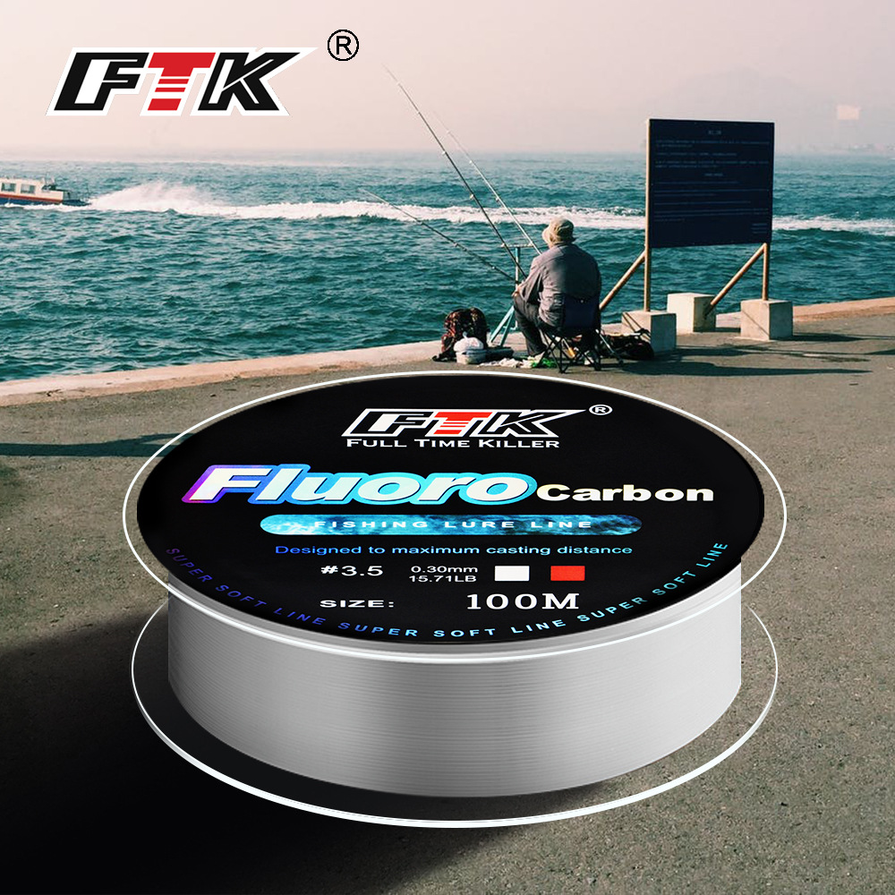 100 メートルフロロカーボンコーティング釣り糸 4.13L - Fluorocarbon Line のレビューと価格