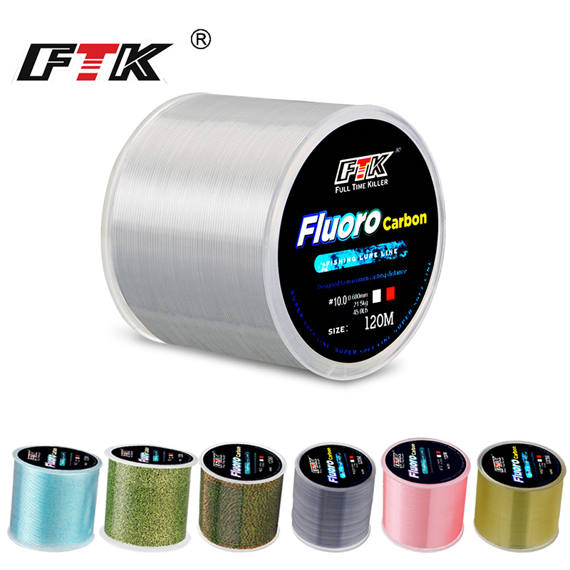 FTK 120 メートル釣り糸 0.2 ミリメートル-0.6 - Fluorocarbon Line のレビューと価格