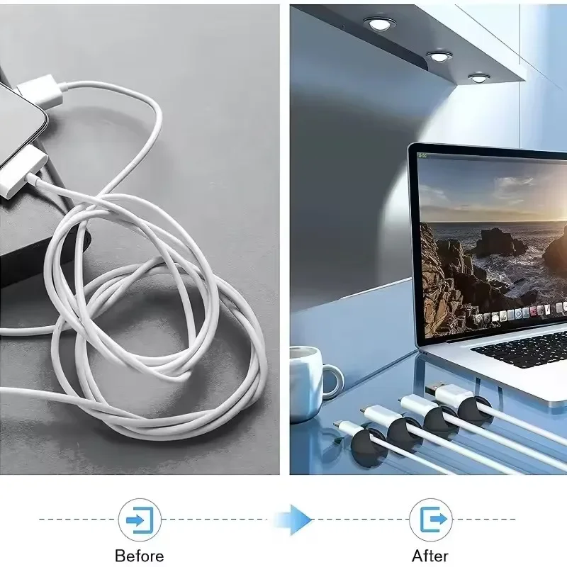 ケーブルクリップ 電話コードホルダー USBデータライン シ - Tippet Line のレビューと価格