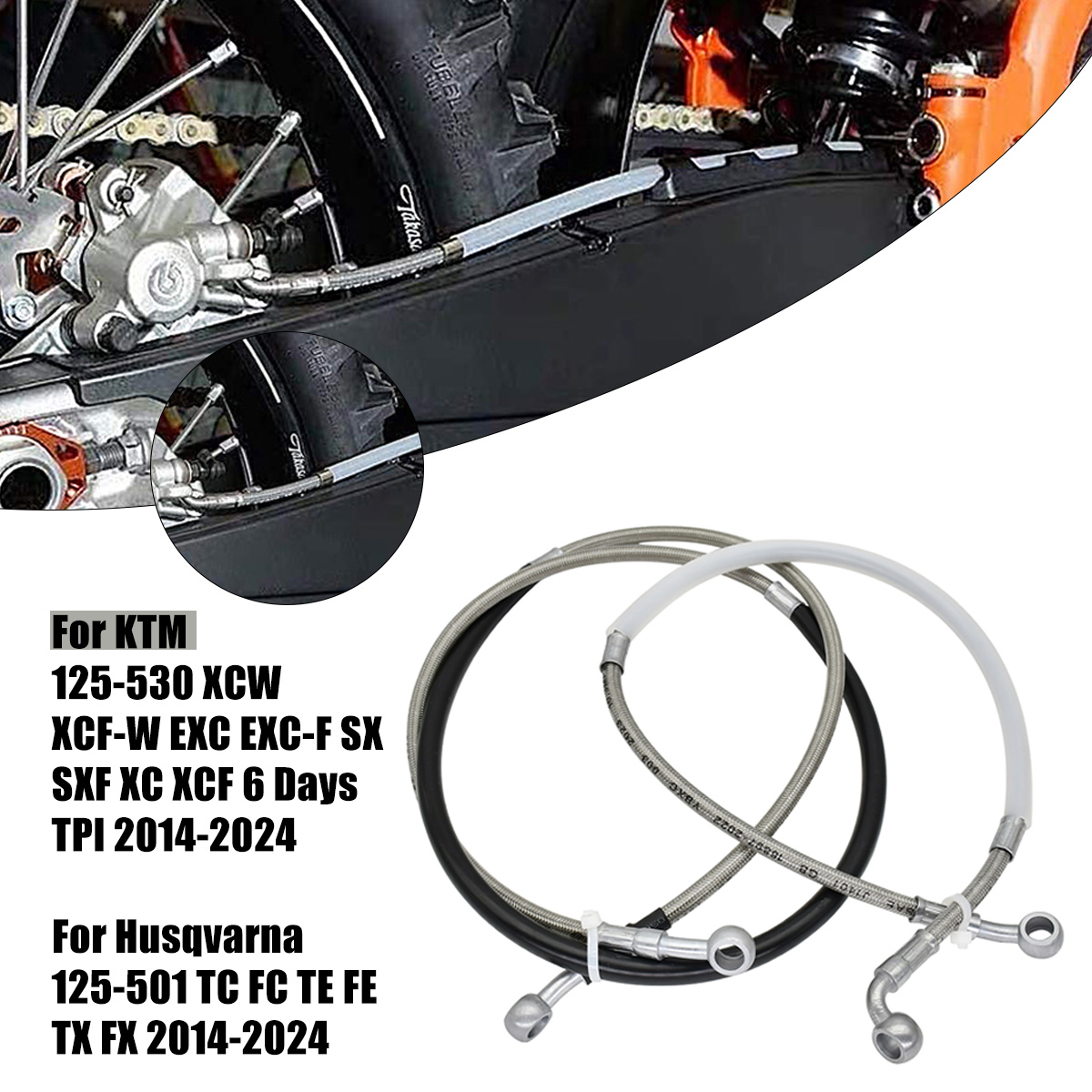 KTM 125 150 250 300 350 450 50 - Braided Line のレビューと価格