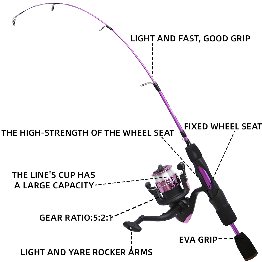 釣り竿とリールの組み合わせ,スピニングリール,フックアクセサ - Ice Fishing Line のレビューと価格