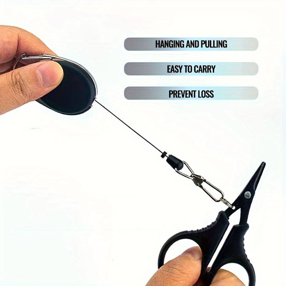 1 セットチタンコーティングステンレス鋼釣りはさみプライヤー - Monofilament Line のレビューと価格
