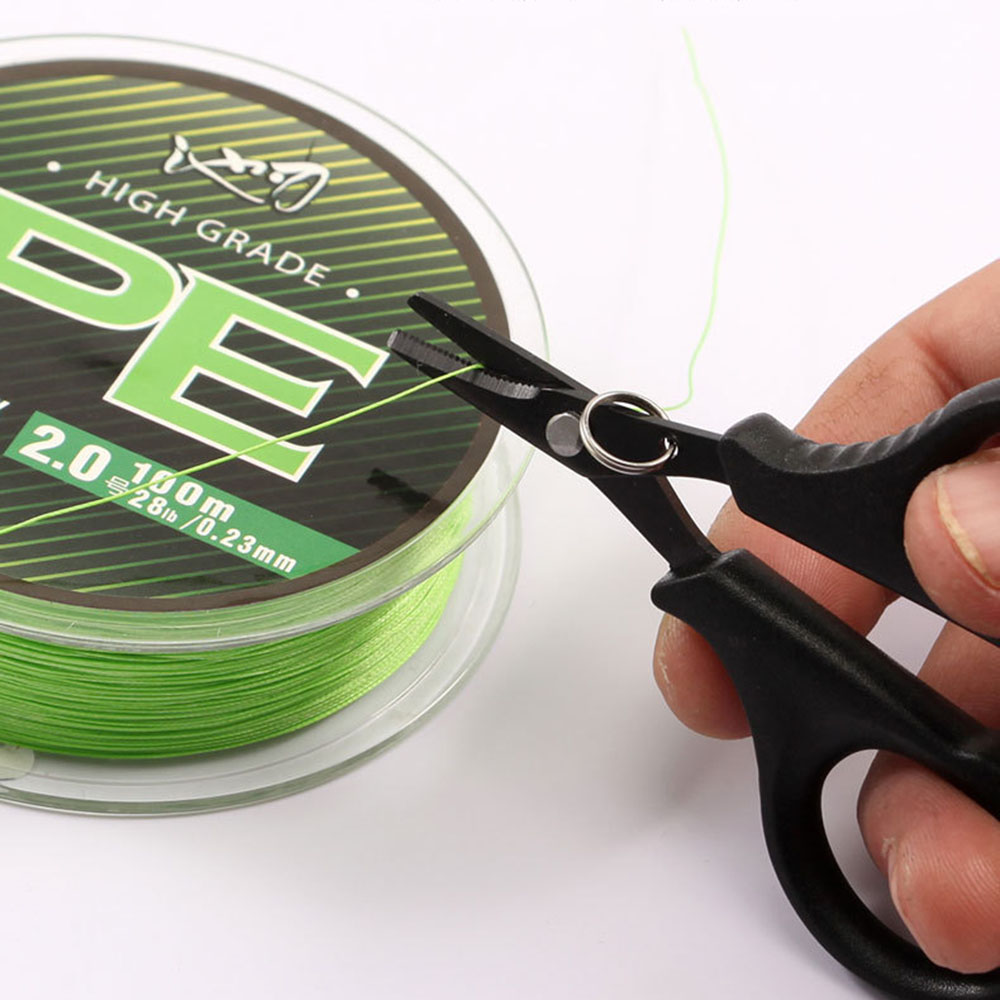 1 セットチタンコーティングステンレス鋼釣りはさみプライヤー - Monofilament Line のレビューと価格