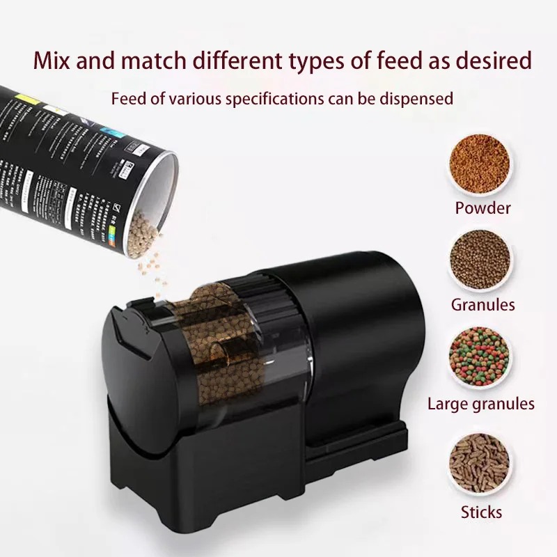 水槽自動給餌器魚/カメ用自動魚給餌器タイマー付き100ml容 - Fishing Line Dispenser のレビューと価格
