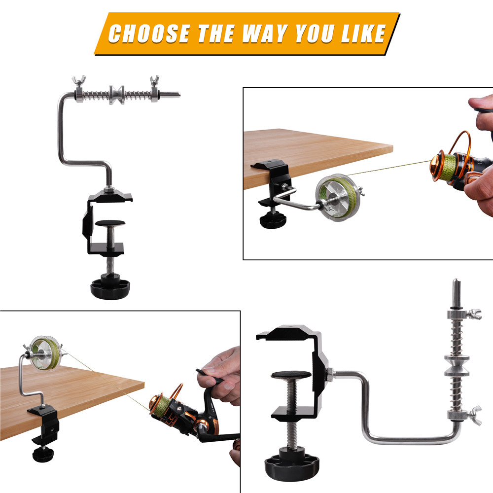Protable 釣り糸ワインダー クランプ調整可能 安定し - Fishing Line Dispenser のレビューと価格