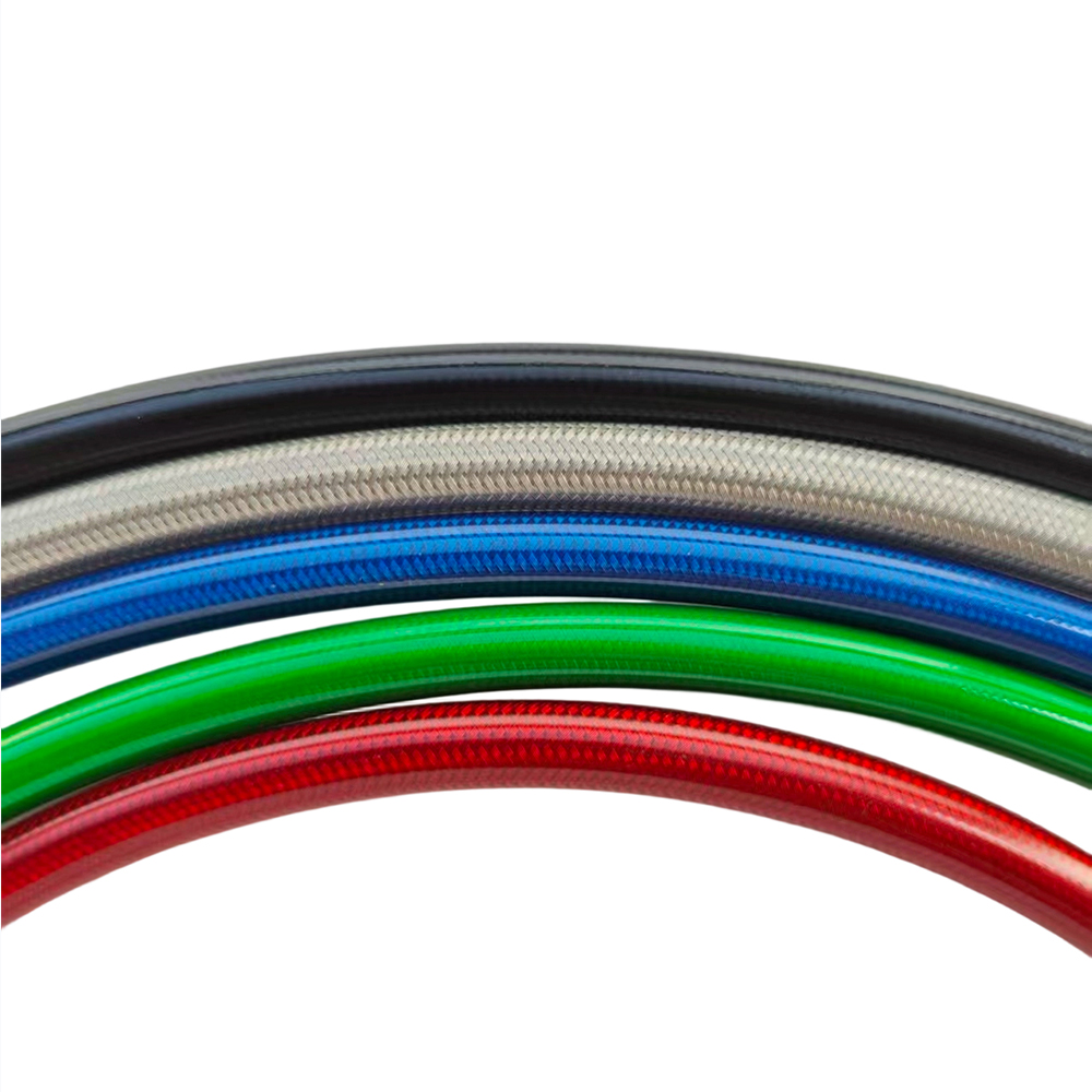 28-28 レッドユニバーサルオートバイ油圧ブレーキライン鋼 - Braided Line のレビューと価格