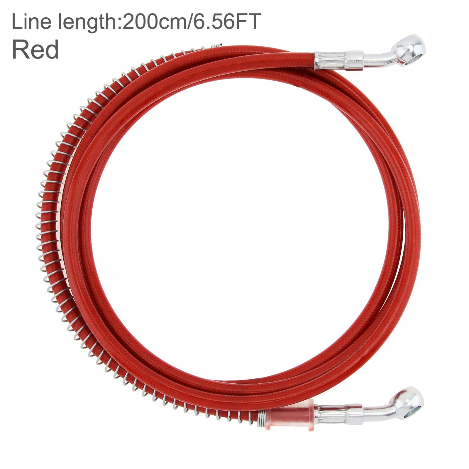 編組油圧ブレーキホース,200cm,ステンレス鋼ブレーキケー - Braided Line のレビューと価格