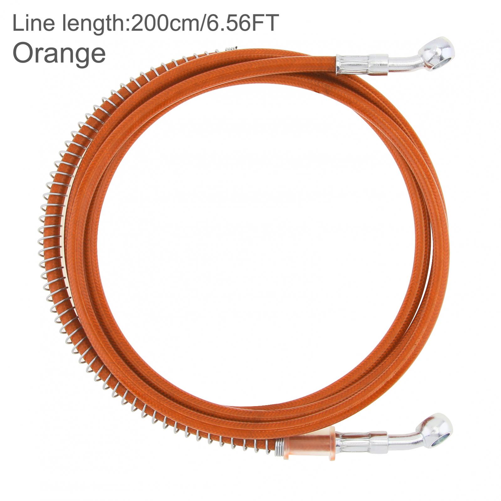 編組油圧ブレーキホース,200cm,ステンレス鋼ブレーキケー - Braided Line のレビューと価格